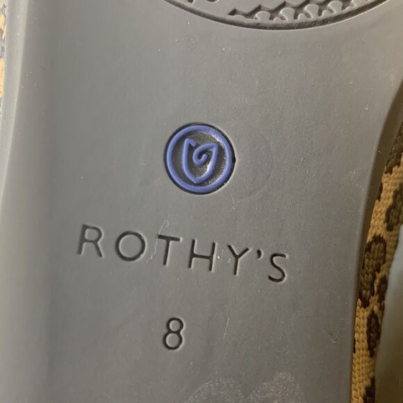 Rothy’s Retired leopard print round toe flats - Picture 5 of 7